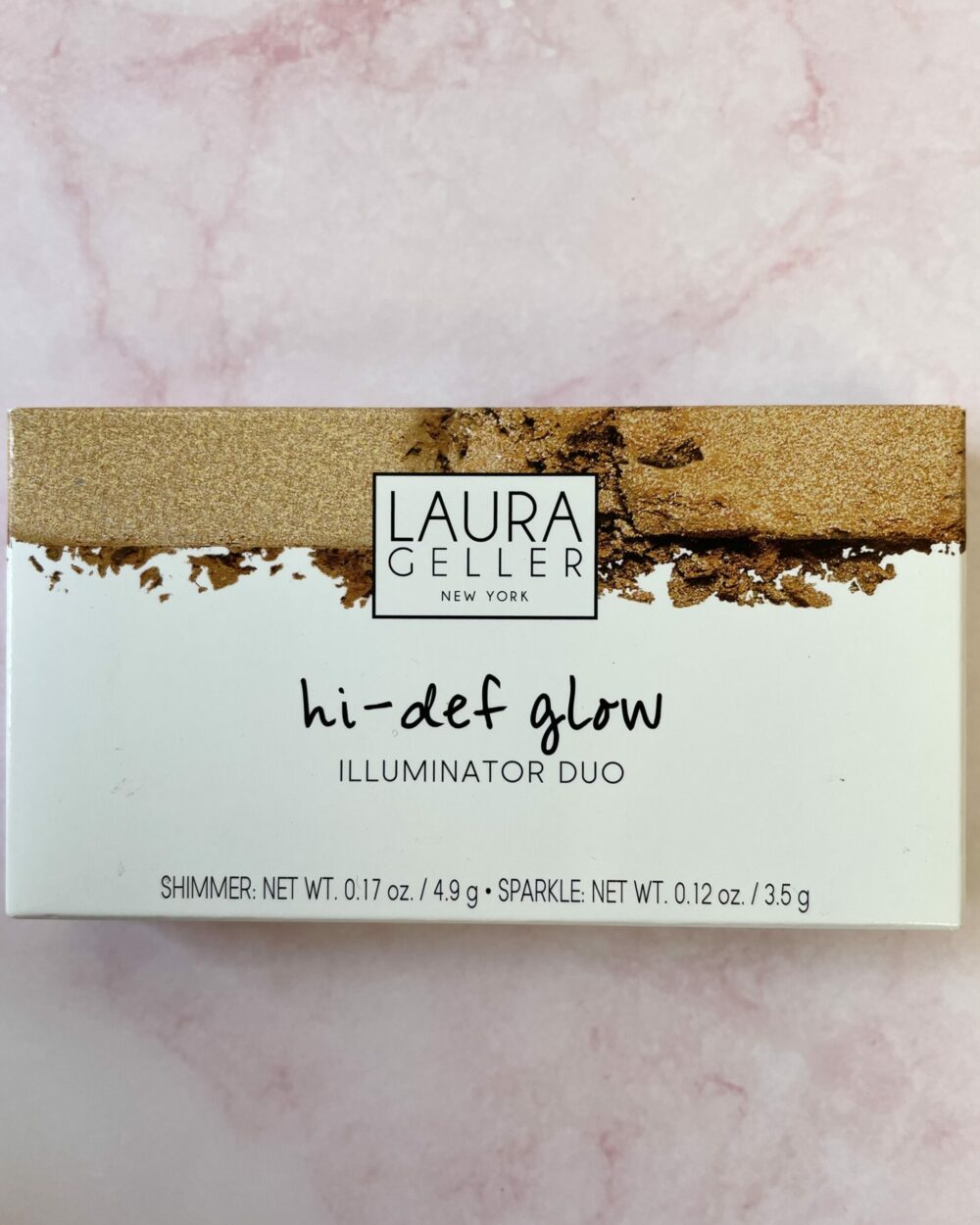 Strawberry Week | Period Self Care Subscription | Laura Geller Hi-Def Glow Illuminator Duo | Heart of Gold 8.4g