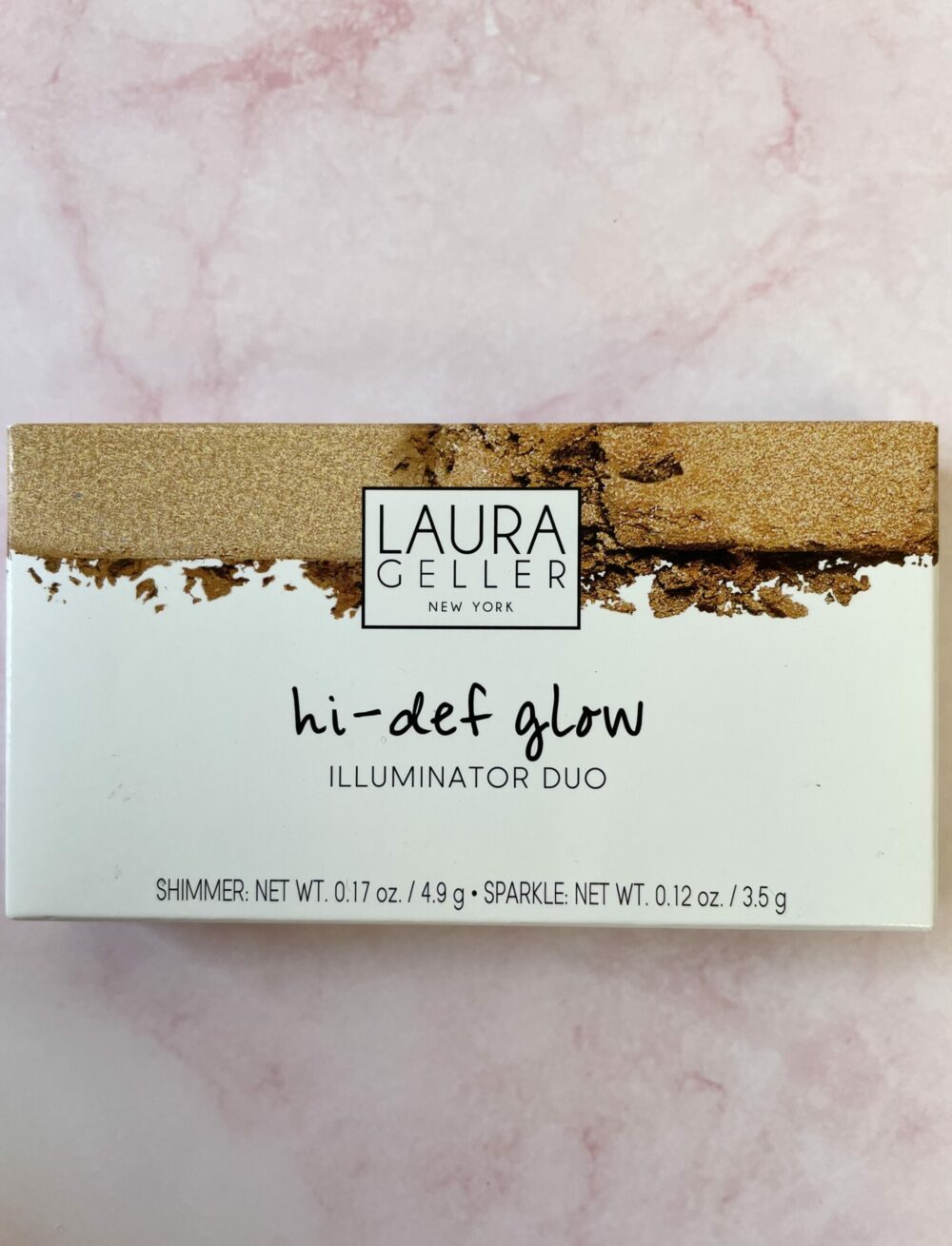 Strawberry Week | Period Self Care Subscription | Laura Geller Hi-Def Glow Illuminator Duo | Heart of Gold 8.4g