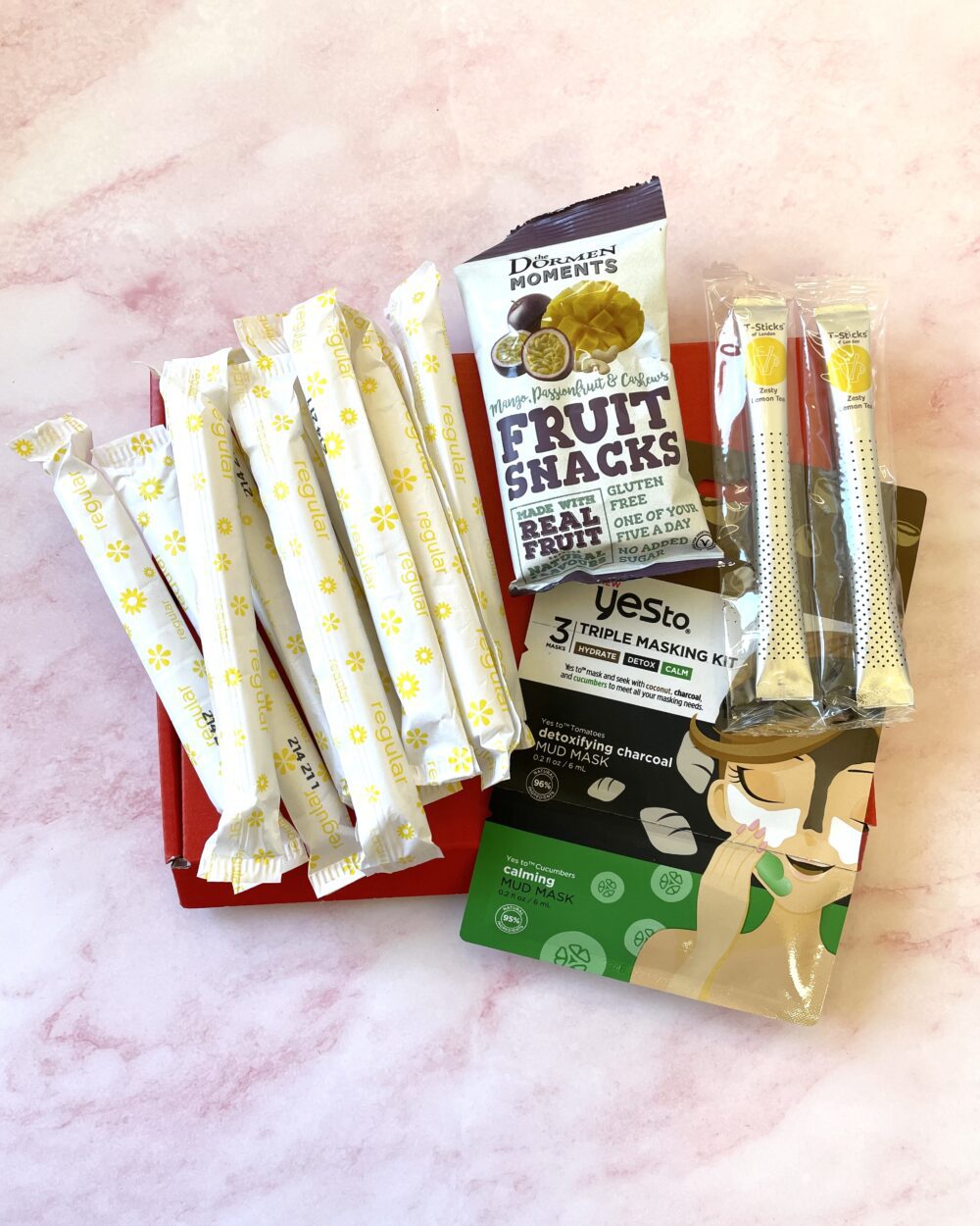 Strawberry Week | Period Self Care Subscription | Chemical and plastic free tampons, fully biodegradable | 3 Month Subscription